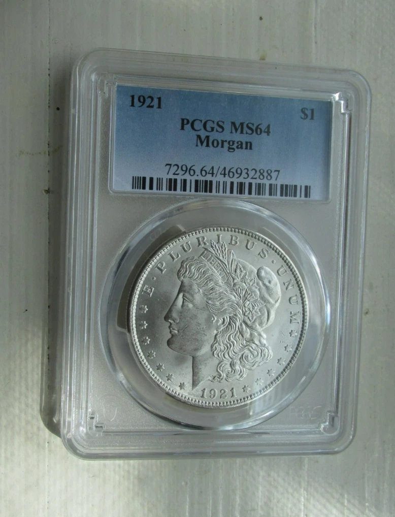 MS 64 Graded 1921 Year Morgan US Dollars (1878-1921) for sale | eBay