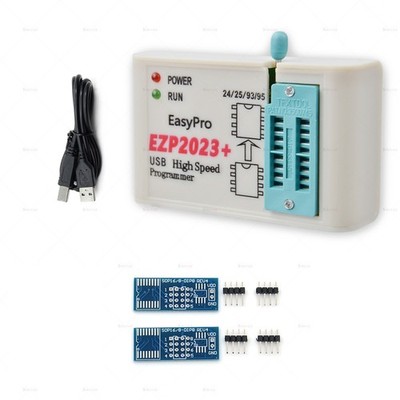EZP2023 USB SPI Programmer mit 12 Adapter Support 24 25 93 95 EEPROM Flash 1078