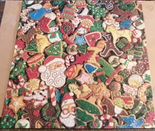vintage 1983 Springbok puzzle A Taste of Christmas (cookies) compl w inserts