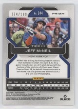 2022 Panini Prizm Tier III Blue Mojo Prizm 174/199 Jeff McNeil #244 0x6j