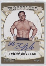 2016 Leaf Signature Series Wrestling Larry Zbyszko #49 Auto k4s