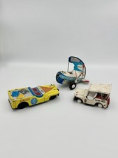 Vintage Rare Tin Toy Lot Japan Alps Mechanical Jet, Military Police, Pan Am
