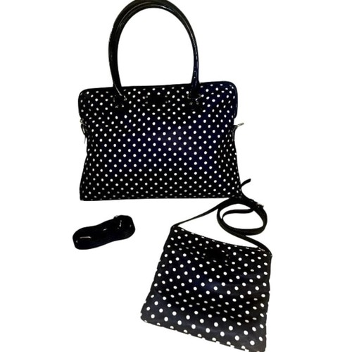 Kate Spade zweiteilige gepunktete Calista Beuteltasche & passende Umhängetasche - Bild 2 von 11