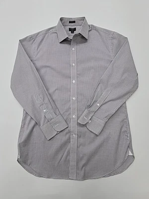 Chemise boutonnée en vichy bleu homme J.Crew taille 15 1/2 Classic Ludlow - Photo 1/4