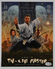Jet Li JSA Signed Autograph 8 x 10 photo Tai Chi Master