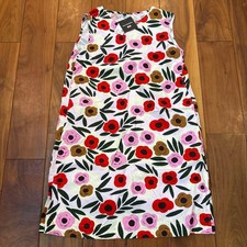 Uniqlo Marimekko One Piece 160cm Sleeveless White Floral