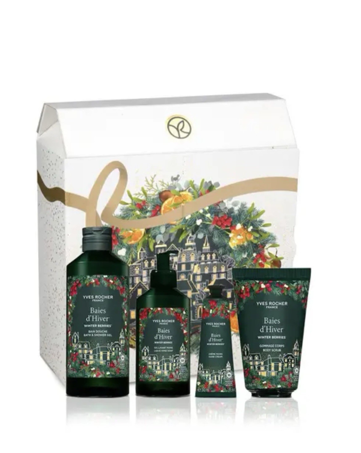 Yves Rocher Coffret Essentiel Baies d'Hiver pour apaiser et hydrater la peau sèche face au froid