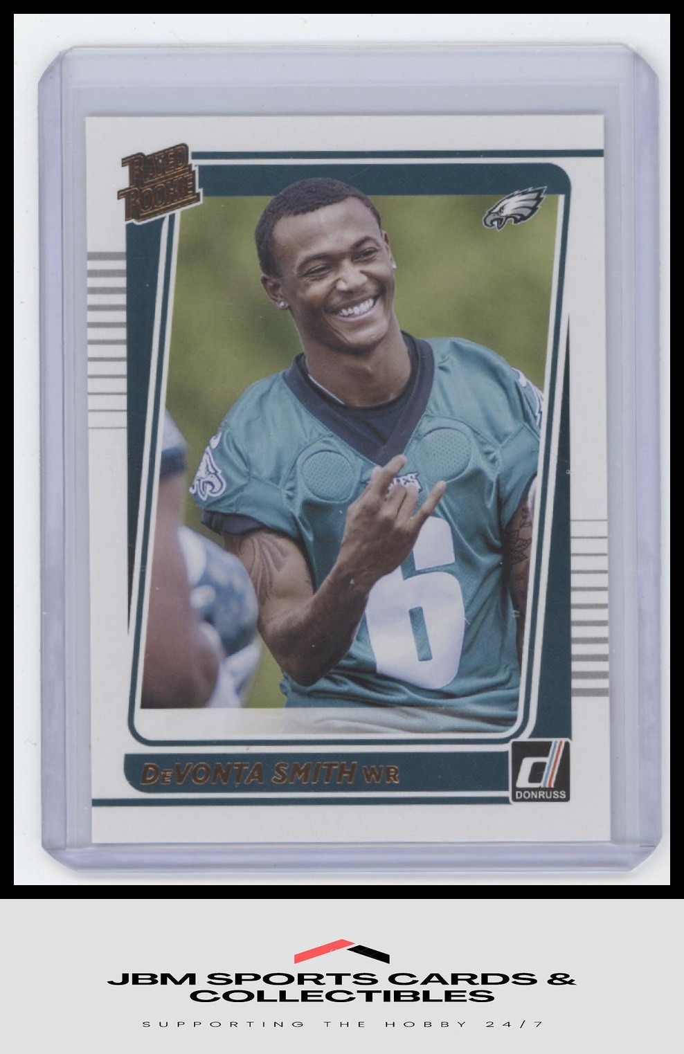 2021 Donruss #261 DeVonta Smith Rated Rookies Portrait RC