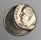 1952 D Off Center Mint Error Roosevelt Dime UNC