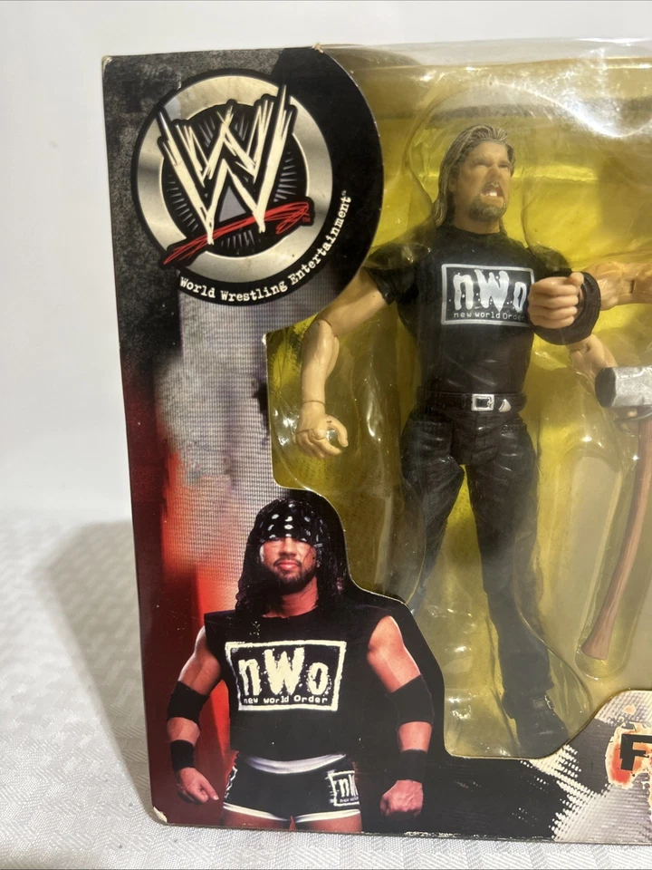 WWE Jakks 2002 nWo Federación Veneno conjunto de 3 figuras Hall Nash X-Pac NUEVO en CAJA Foto 2 de 4