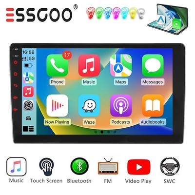 2DIN Android Auto Autoradio 9 Zoll Carplay Mirror Link Universal WinCE BT mit HD