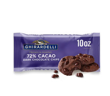 GHIRARDELLI 72 Cacao Dark Chocolate Premium Baking Chips, Chocolate Chips for B