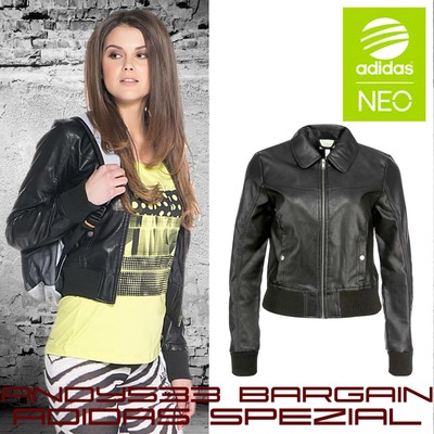 adidas neo leather jacket