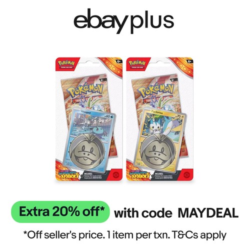 POKEMON TCG Scarlet & Violet Surging Sparks SV8 Checklane Blisters (Pair)