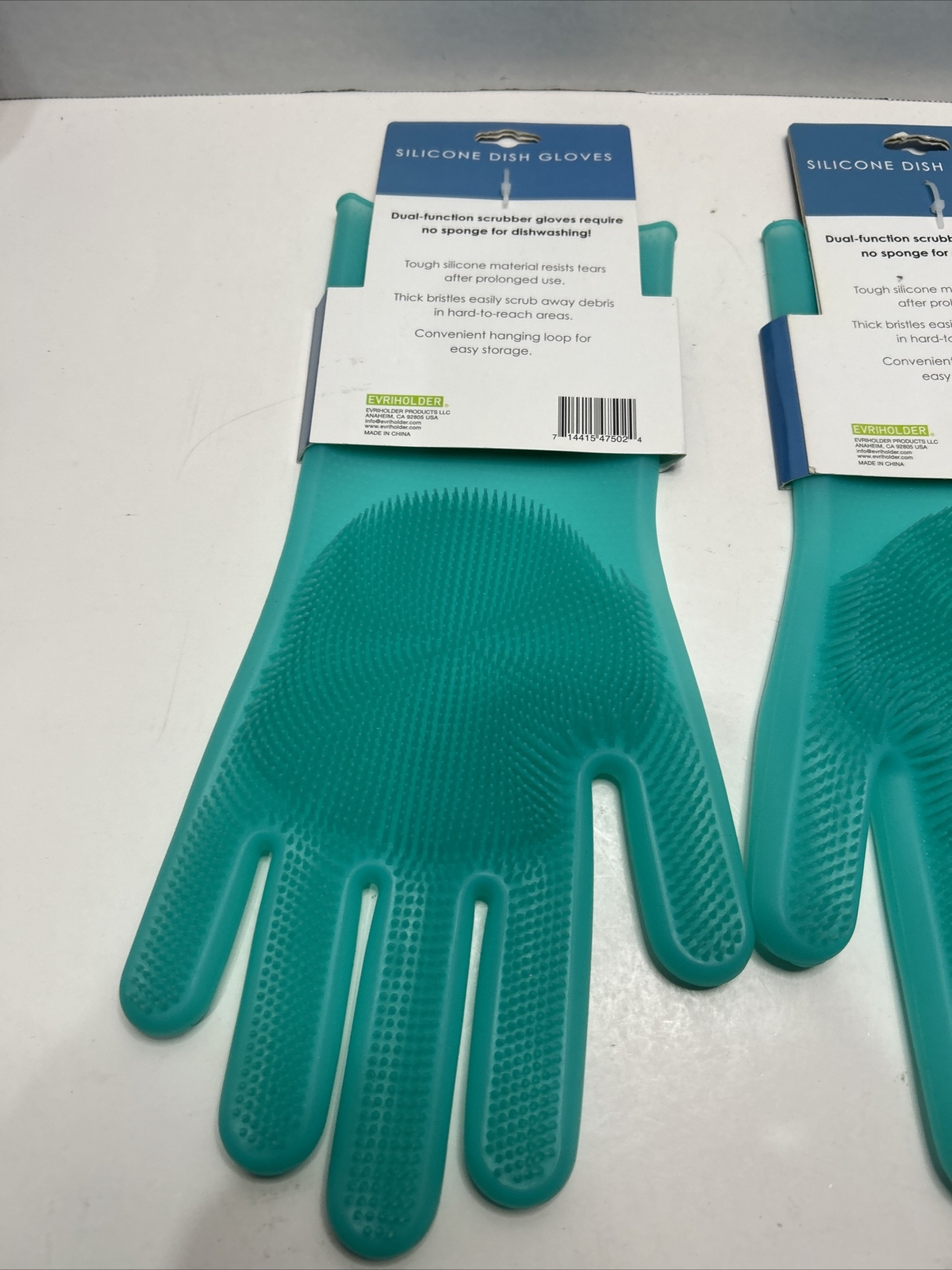 PAIR OF EVRIHOLDER SILICONE DISH GLOVES LEFT & RIGHT HAND! BRAND NEW!