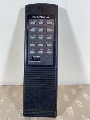 GENUINE Magnavox IR Remote Control RD 6105/17 Compact Disc Digital Audio