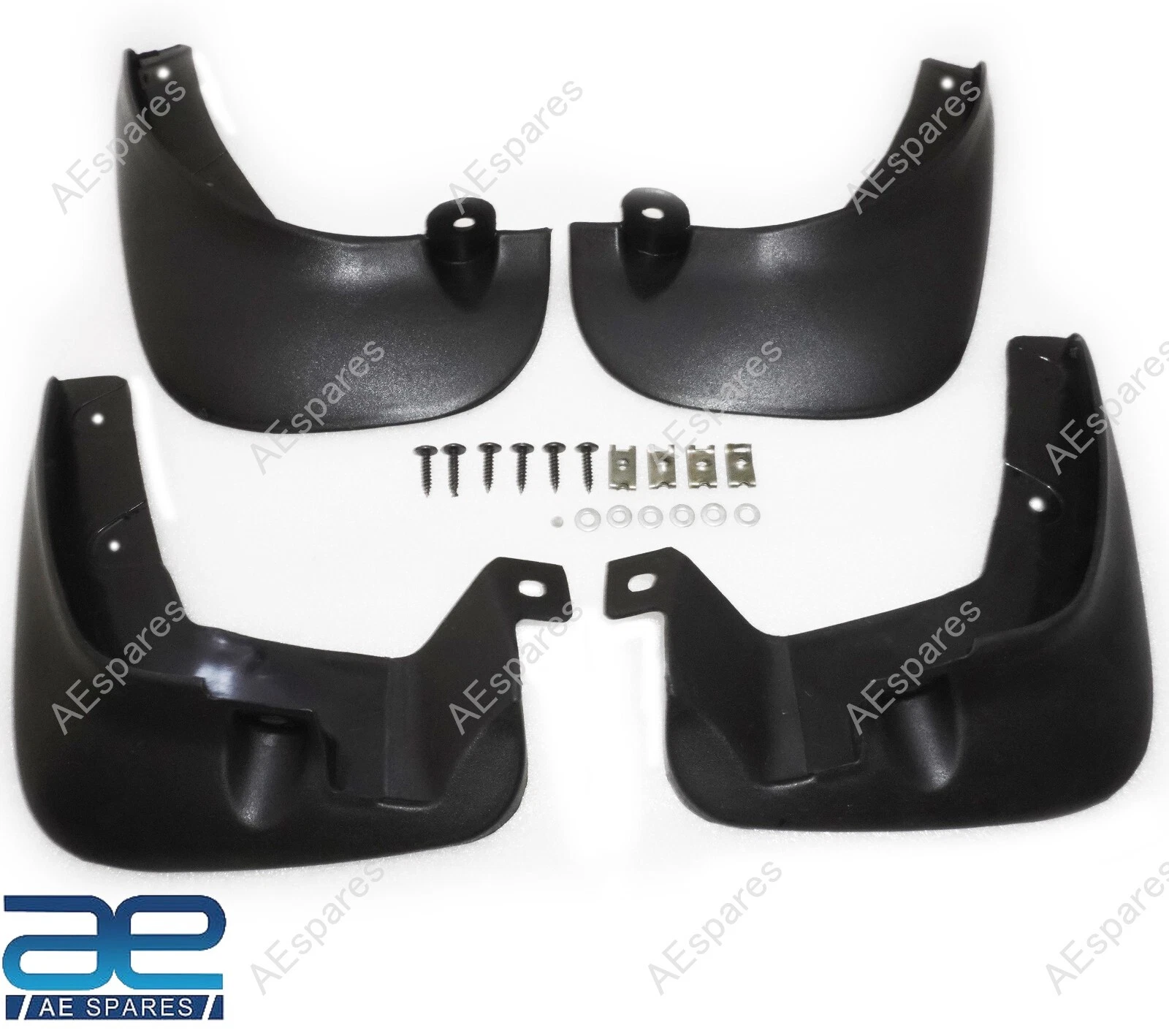 Mud Flap Set of 4 Compatible With Hyundai I20 Old Model Type 1 view 3