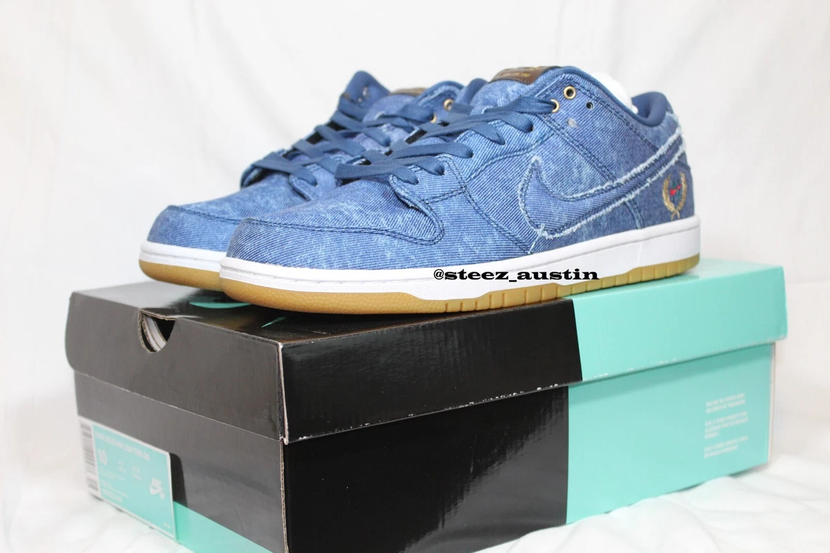 Nike sb dunk sales low trd qs denim