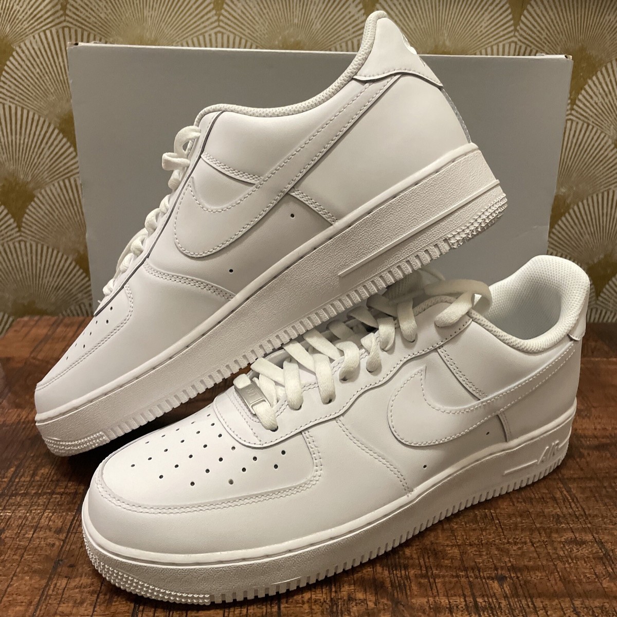 Nike Air Force 1 '07 Low Triple White CW2288-111 Men's Size 12