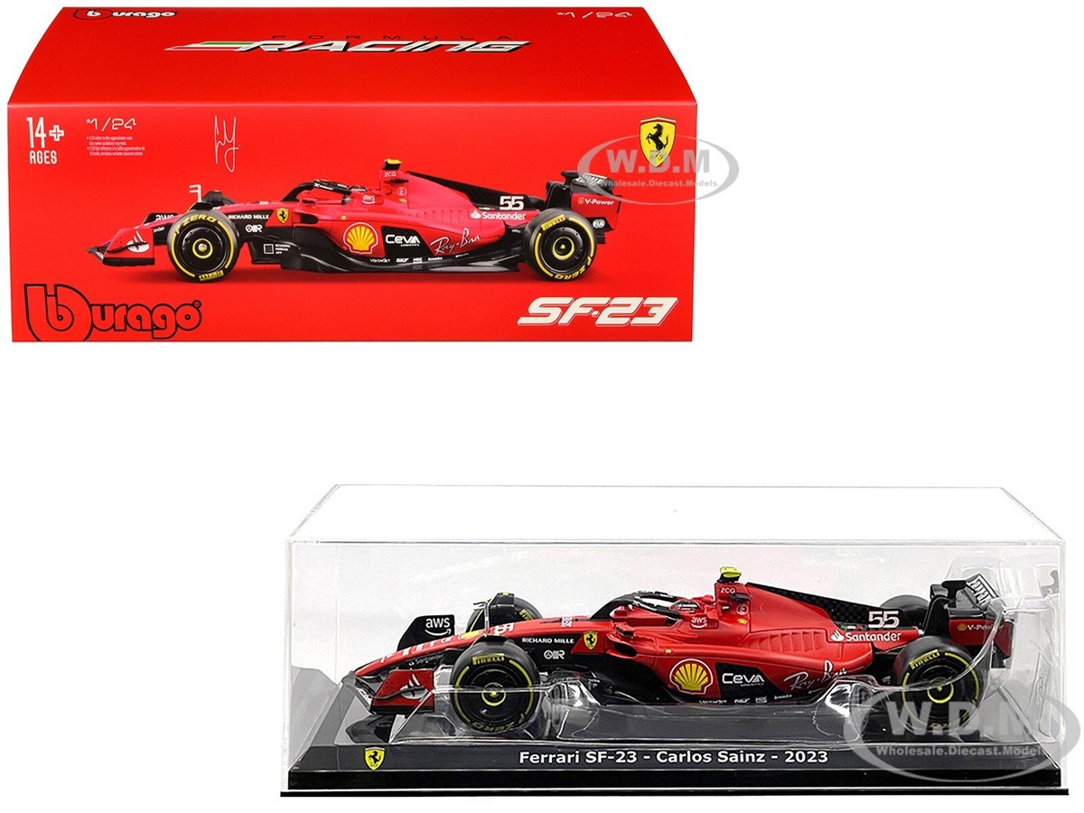 フェラーリ　F1 World Champion スケドーニ FERRARI SF-23 #55 SAINZ FORMULA ONE F1 CHAMPIONSHIP (2023) 1/24