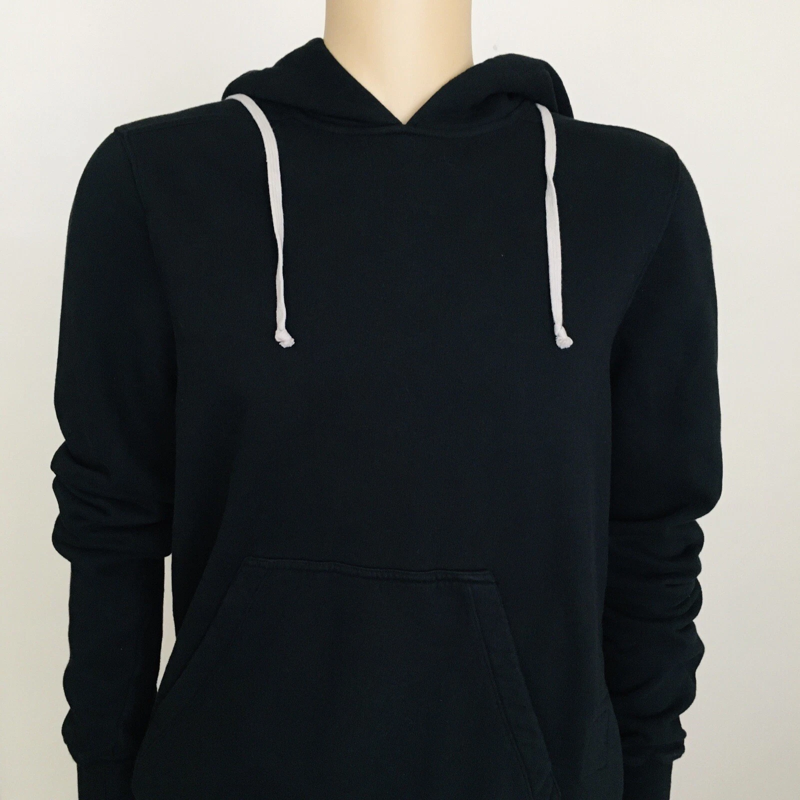 Rick Owens Drkshdw DU02B4289 Felpa con cappuccio Granbury Nero Perla Taglia S