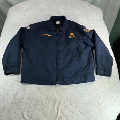 Dickies Blue Denim Full Zip Jacket Men Size: XL-RG | eBay