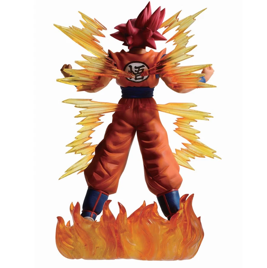 Figura Goku Dios Saiyajin - Juguete de resina PVC Dragonball Z - Juguete Goku de calidad 10 en NUEVO Foto 2 de 4