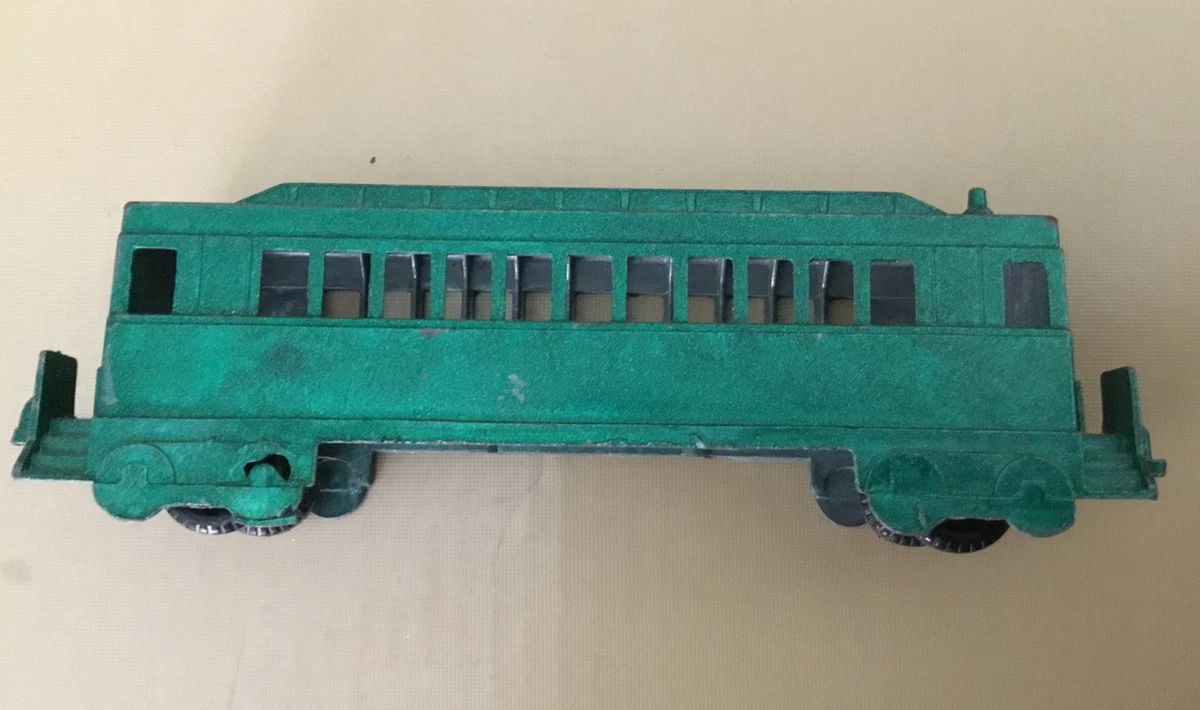 Vintage Diecast Light Green Passenger Train Car MidgeToy Rockford