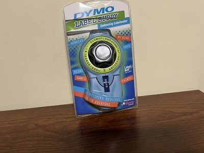 Dymo Label Buddy Embossing Label Maker ~ New-Sealed ~ Batteries Not Required