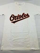 Men's Small Baltimore Orioles Majestic Cool Base 2 Button Jersey Shirt 