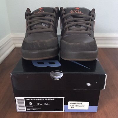 Nike SB Paul Rodriguez 2 Size 9 Dark Mocha Orange Prod Air Dunk