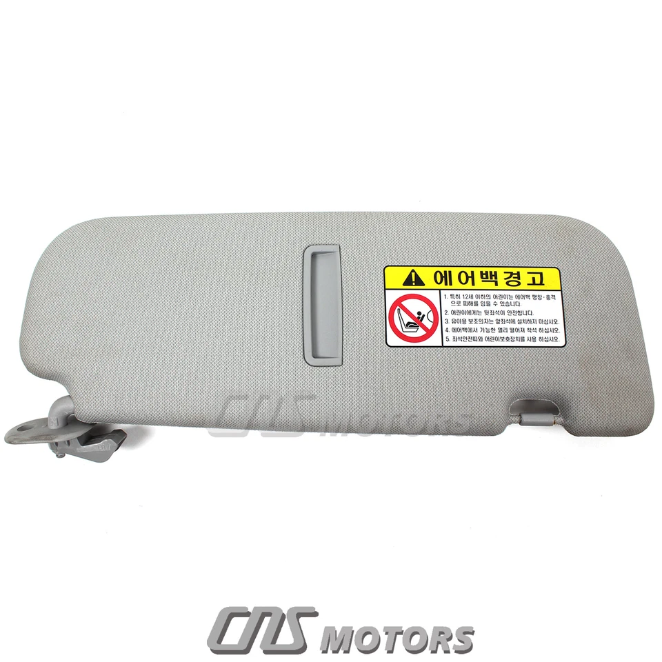 ⭐GENUINE⭐ Sun Visor DRIVER Side Gray for 2011-2015 Hyundai Elantra 852103X000TX - Изображение 3 из 4