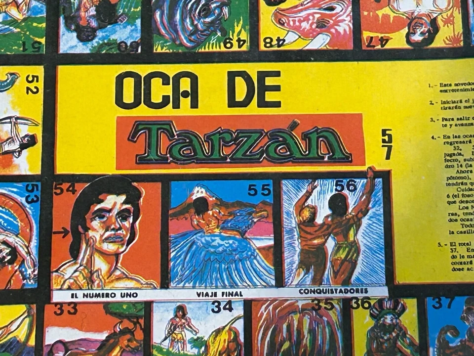 TARZAN Game Of The Goose 1980 MEXICO BOARD GAME IN ORIG PKG Edgar Rice Burroughs - Image 2 of 4