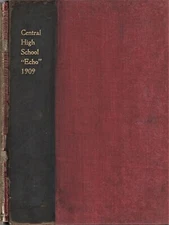 1909 "Echo"-Central High School Yearbook - St. Louis Mo - ALL NAMES IN LISTING!+
