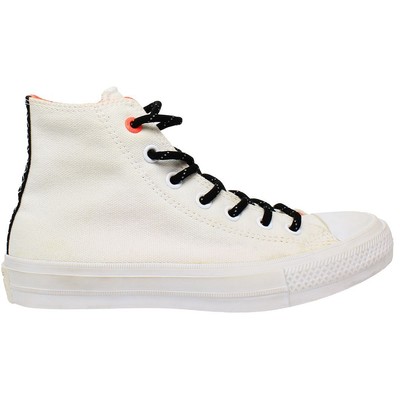 Converse Chuck Taylor All Star II Hi Shield  White Canvas Mens Plimsolls 153534C