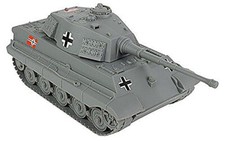 BMC WWII German King Tiger Tank w decals unpainted 54mm plastic toy soldiers