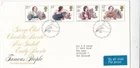 GB 1980 Famous People FDC Bureau cancel with encl. typed VGC