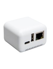 Portable Blue-TH Network RJ45 USB Print Server 1-port Printer Adapter