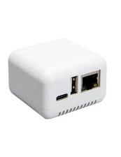 Portable Blue-TH Network RJ45 USB Print Server 1-port Printer Adapter