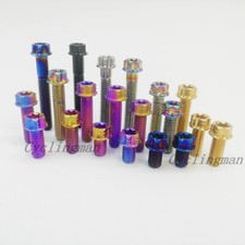 4pcs Titanium Ti Torx Head Flange Bolt M6x10/15/20/25/30/35/40mm motorcycle Bolt
