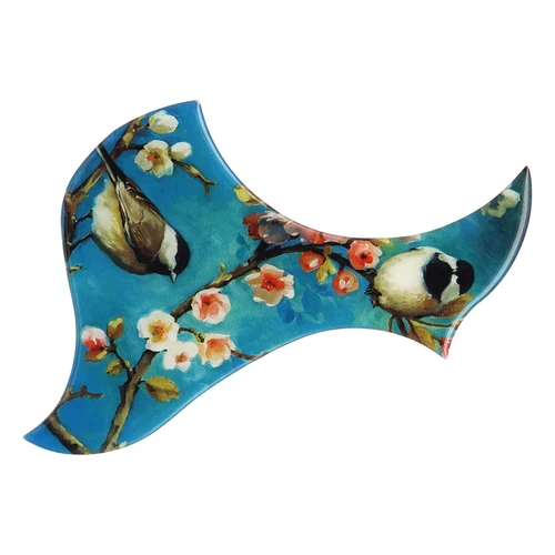 Bird Shape Thickening Self-adhesive Folk Acoustic Guitar Pickguard Sparrow