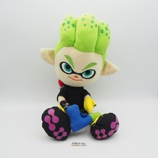 Splatoon 2 C0211C Green Inkling Sanei 2017 Plush 9" Stuffed Toy Doll Japan