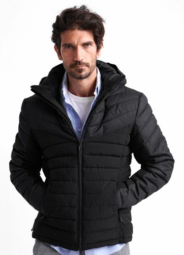 Fuji Quilted jacket Black 12A Sizes 