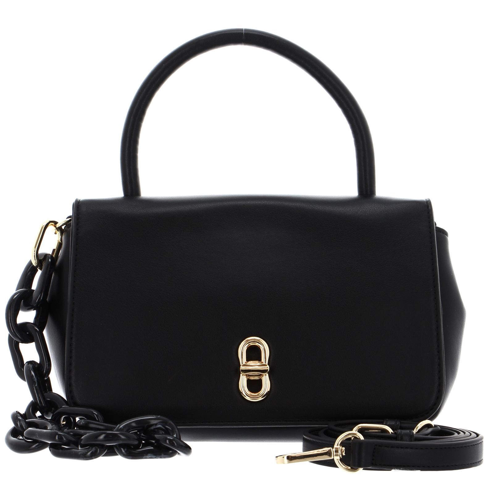 SEIDENFELT MANUFAKTUR Herrvik Handbag Black / Gold
