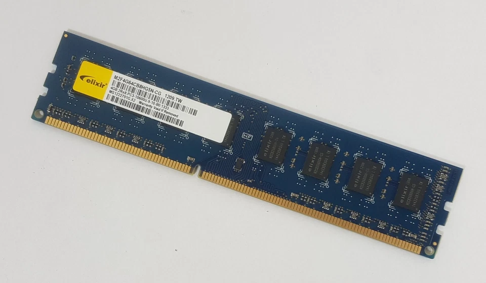 4GB 1333MHz PC3-10600U DDR3 RAM Arbeitsspeicher Elixir M2F4G64CB8HG5N-CG