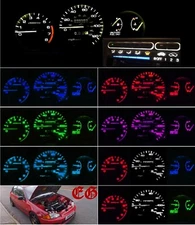 LED Speedo/AC Kit for 1992-1995 Honda Civic EG Gauge Cluster Climate Control Set