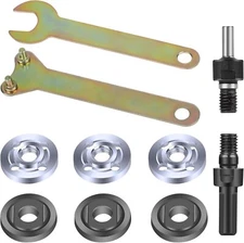 Angle Grinder Electric Drill Conversion Kit Flange Nuts w/ Connecting Rod Wrench