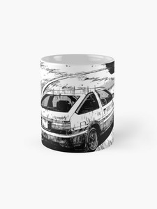 Trueno Ae86 Drift Coffee Mug 11 Oz 15 Oz Initial D Drifting Racing Manga Anime Ebay