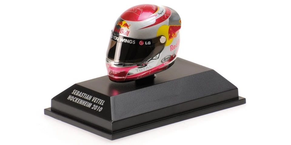 MINICHAMPS 1:8 MODELLINO DIE CAST CASCO FORMULA 1 VETTEL 2010 MODELLISMO STATICO - Immagine 2 di 2