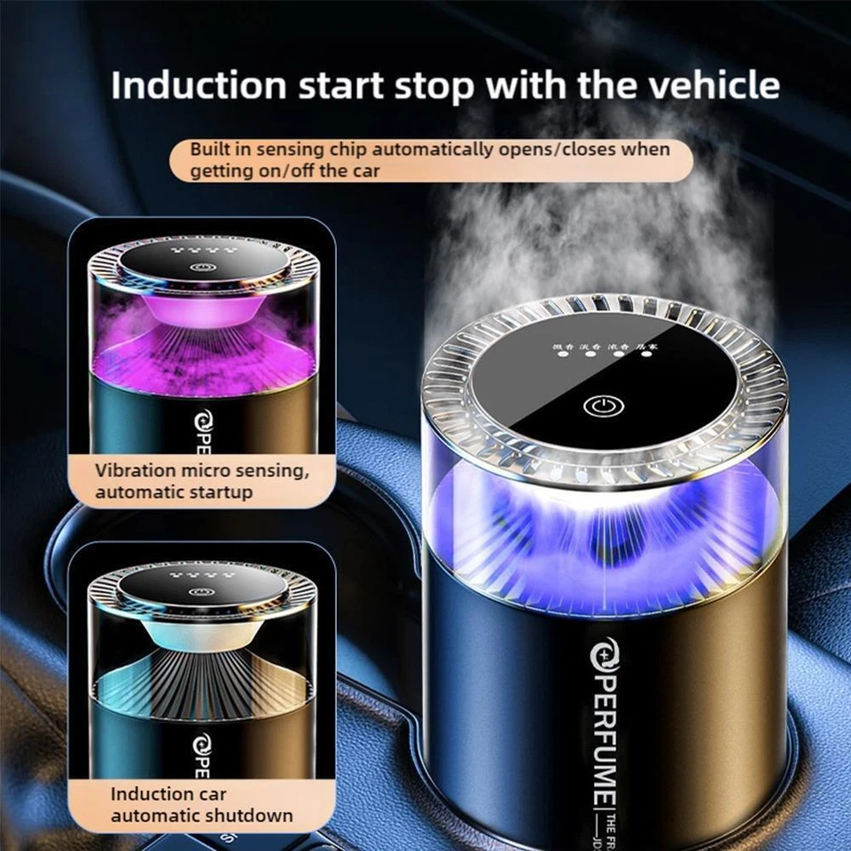 2025 Smart Projection Car Aromatherapy Machine Car Ligh↑ Airs Ambient E3B0 F7J7 - Image 2 of 4
